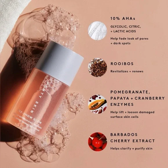Fenty Beauty Pre-Show Glow Refillable Instant Retexturizing 10% AHA Treatment - Picture 5 of 8